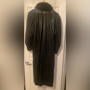 dero enterprises by rocco d'amelio leather coat